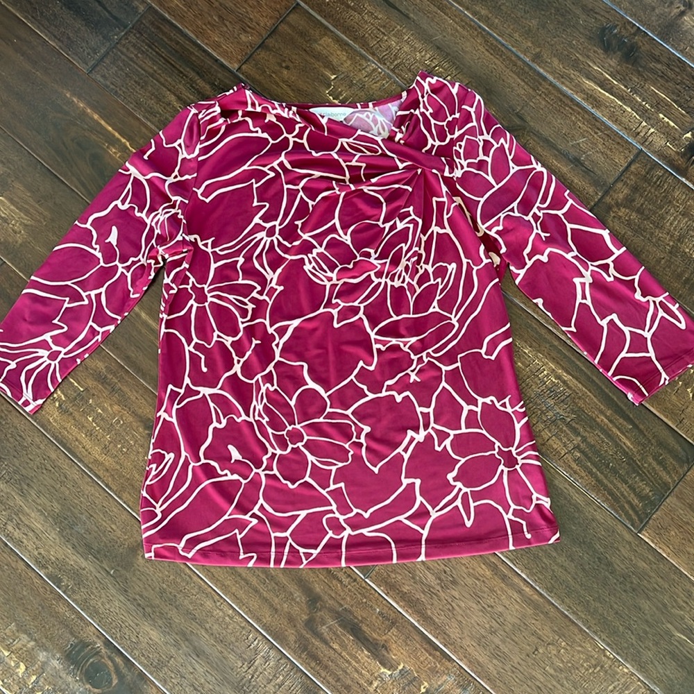 Liz Claiborne quarter sleeve blouse.